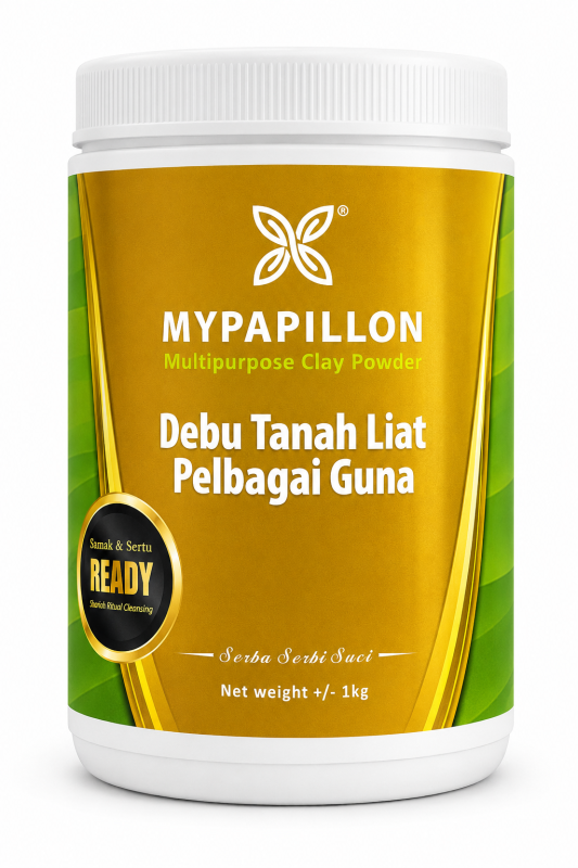 DEBU TANAH LIAT UNRUK KEGUNAAN SAMAK SERTU 500GRAM / BOTOL